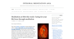 Desktop Screenshot of integralmeditationasia.com